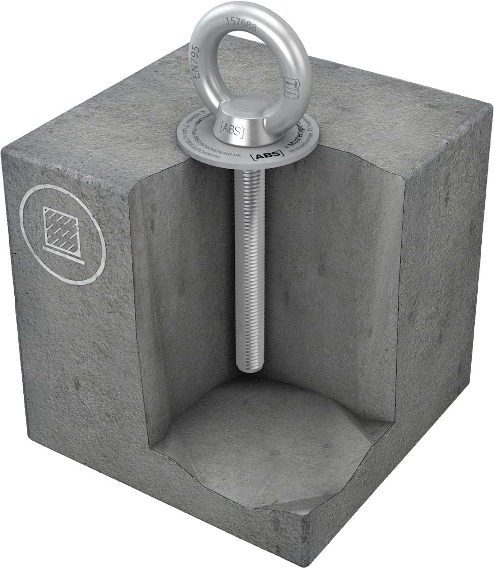 ABS-Lock IV-B Anschlagpunkt Zur Montage In Beton | ABS Safety Shop